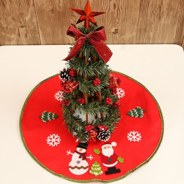 Christmas Tree Skirt For Home Decot Red Carpet Party Decoration Christmas Tree Floor Cover Floor Mat For Christmas Xmas Alfombra