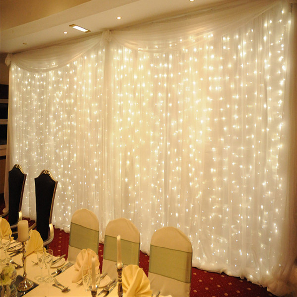 Twinkle Star led fairy light 300 LED Window Curtain String Light Wedding Party Home Garden Bedroom Outdoor Indoor Wall Decorations