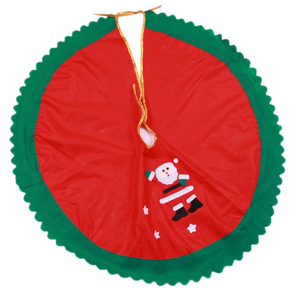 90cm Santa Claus Tree Skirt Christmas Tree Skirt Christmas Tree Christmas supplies & christmas decorations 2 designs