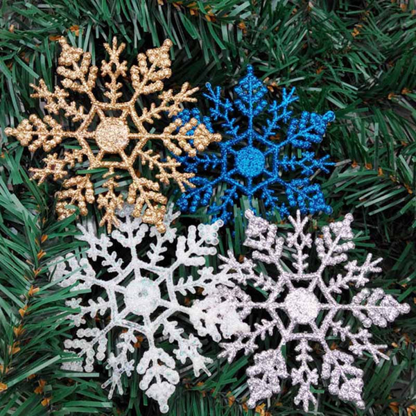 10cm Acrylic Christmas Snowflake Christmas Tree Hangs Christmas Decorations Drop Ship 110217