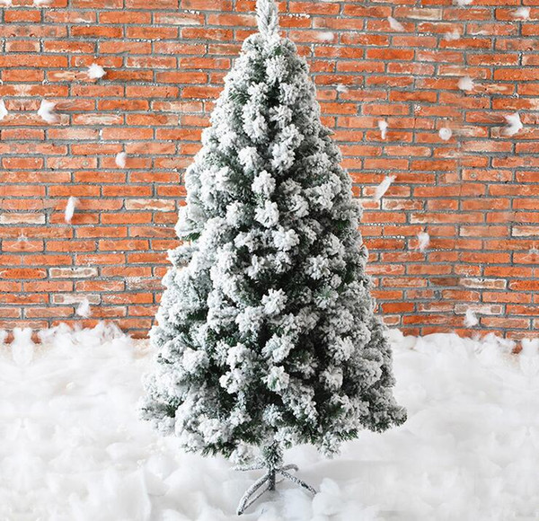 Cheap Christmas decoration 1.8 m encryption simulation cedar 1.2/1.5/2.1/2.4 m snow falling snow flocking Christmas tree