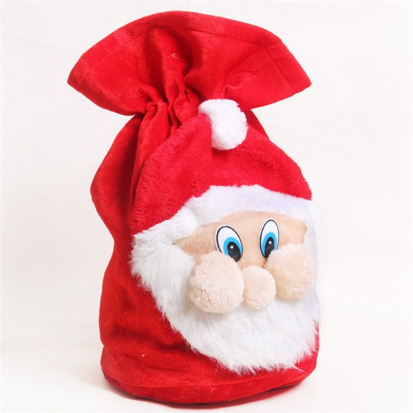 Christmas gift bag Handbag New Santa Claus Handbag Candy Christmas Gift Bag Xmas Decor 50-40CM Bag Gift Women Handbag Kids