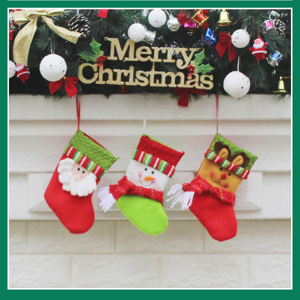 Free Shipping 2017 New Christmas Socks Dress Party Christmas Socks Candy Fashion Accessories Socks Christmas Gift Bag