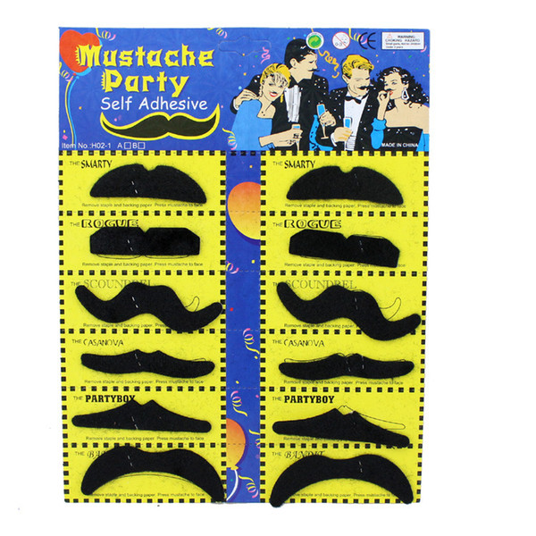 Funny mustache Halloween masquerade party supplies mustache beard simulation mustache