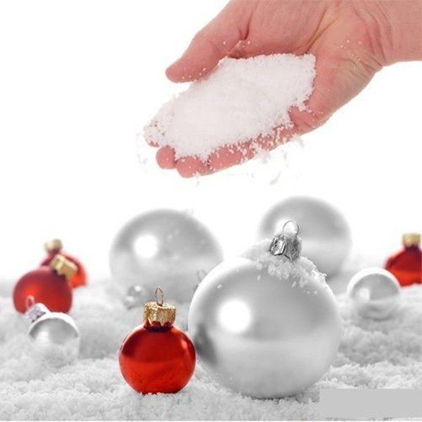 christmas ornaments Christmas Decorations Snow 30g Instant Snowflake Fake Snow Fluffy Decoration Snow Powder Istmas Ornaments Magic Toys