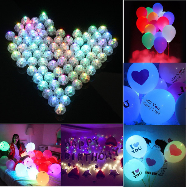 Round shape ballon lamp ,mini LED ball Balloon light for Paper Lantern wedding christmas party decoration