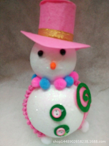 Christmas decorations on Christmas Snowman doll children gift Christmas decorations desktop decoration