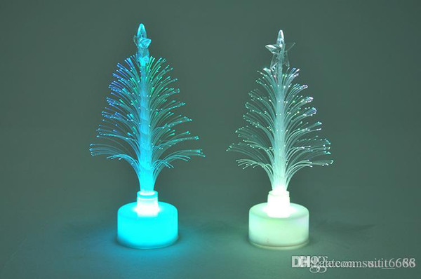 free flash supplies essential Christmas decoration Christmas tree decoration night light can be attached to an optical fiber Christmas gifts