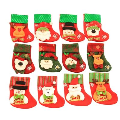 Christmas Sequin Stocking Socks Xmas Children Candy Bag Vintage Christmas Home Party Decoration Christmas Gift Socks YFA11