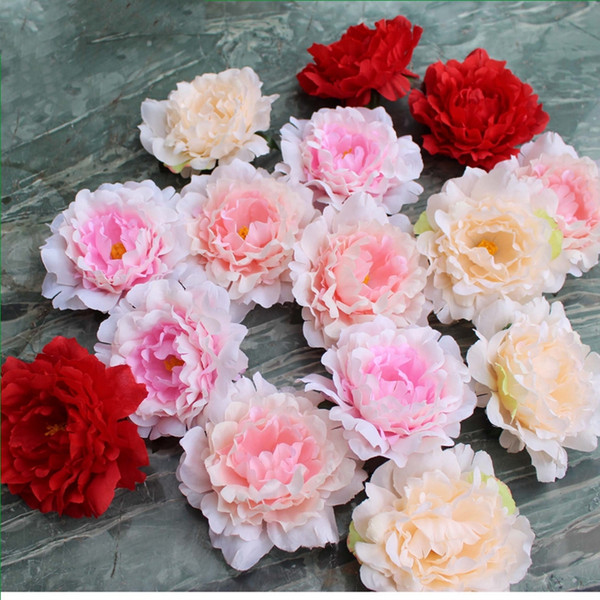 15cm Artificial Peony Flowers Heads For Wedding Decorations Silk Peony Flower Head Party Decoration Flower Wall Wedding Decor