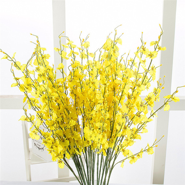 Party decoration creative PU Phalaenopsis flowers Festive Supplies Artificial flower bouquet home Decoration high quality flower wholesale