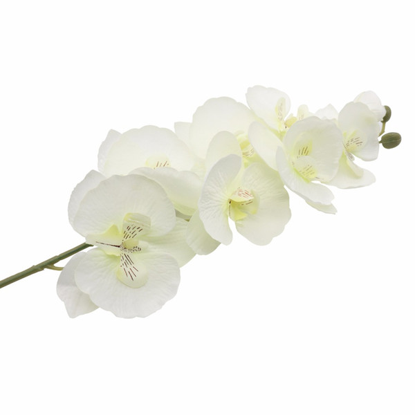 Orchid Artificial Flowers Silk Butterfly Phalaenopsis Fake Flower For DIY Party Festival Bouquet Wedding Home Hotel Decoration 2PCS