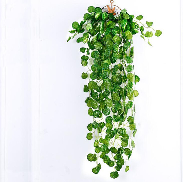 Green Artificial Fake Hanging Vine Plant Leaves Foliage Flower Garland Home Garden Wall Hanging Decoration IVY Vine Supplies