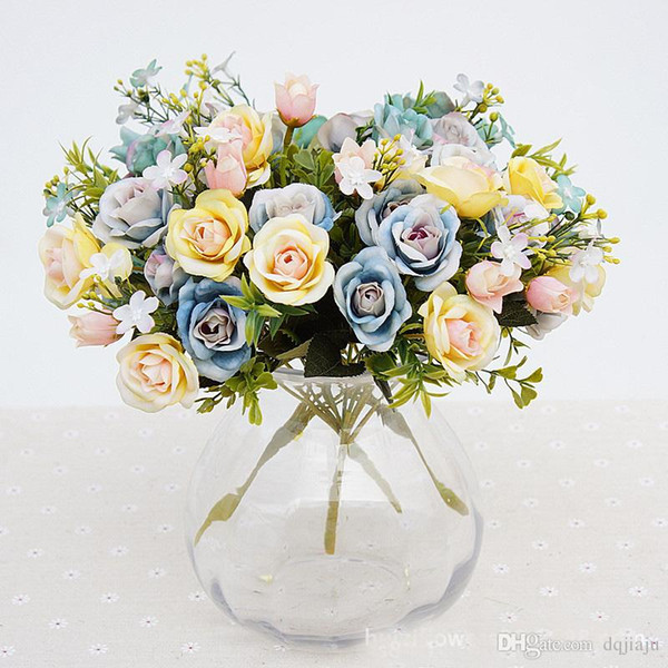 Wholesale 2017 Newest Artificial Decorative Flower Heads Fake Peony Flowers For Wedding Party Decoration Photography Decorations