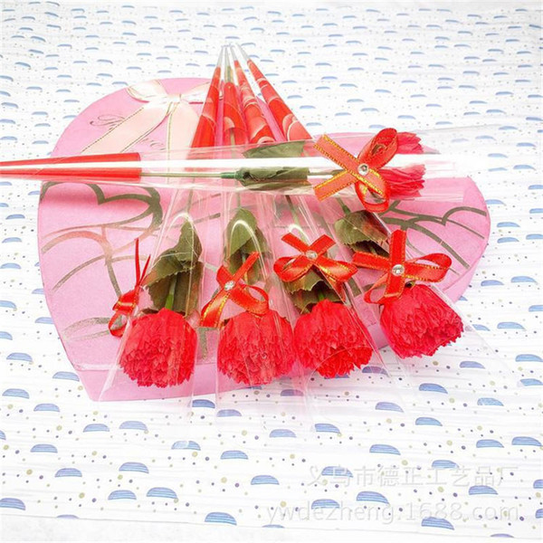 2019 Simulated single soap Rose Soap flower soap flower Valentine's Day gift rose home party wedding decor