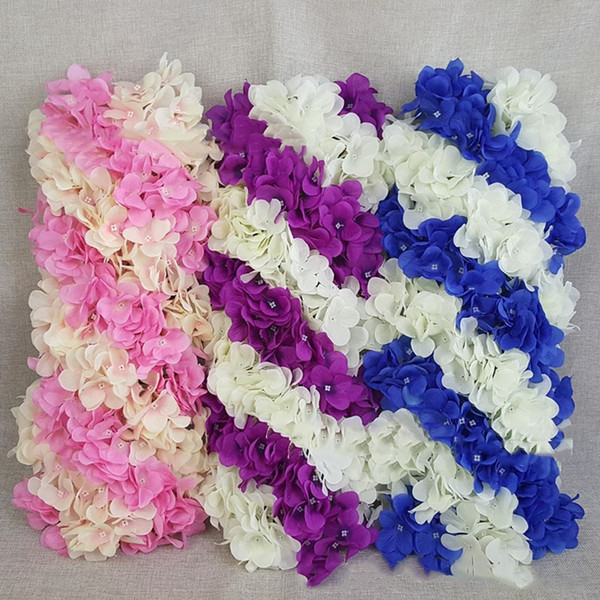 Simulated 6 Colors Hydrangea Platoon Encryption Wedding Road Induction Platoon Decoration Wedding Home Decorations Decorative Flowers