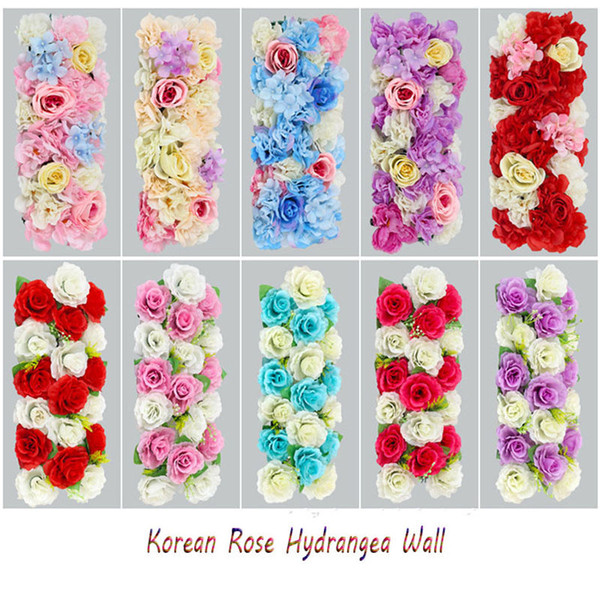 New Arrival Korean-style Scene Layout Wedding Party Background Wall of Flower Road Decorative flower Artificial flower