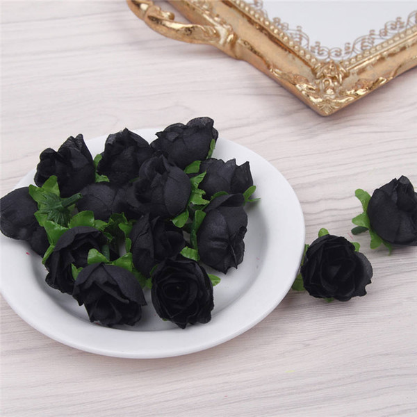 2019 18 Colors Simulated Rose Artificial Flower Head Simulated Flower Wholesale Handmade DIY Bud Wedding Wall Flower Arrangement