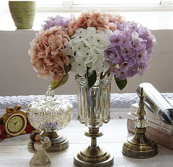 Artificial Silk hydrangea flowers diy gifts wedding christmas decor for home fake flowers plastic household products