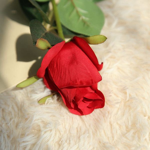 5pcs Wedding Decoration High Quality Artificial Flowers Vivid Real Touch Roses Artificial Silk Flower Bride Home Decor