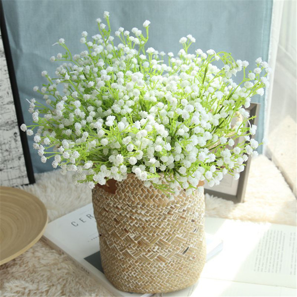 Artificial Gypsophila Flower Bouquet Wedding Home Party Decoratio Fake flowers babysbreath Spring decorations for home Christmas decorations