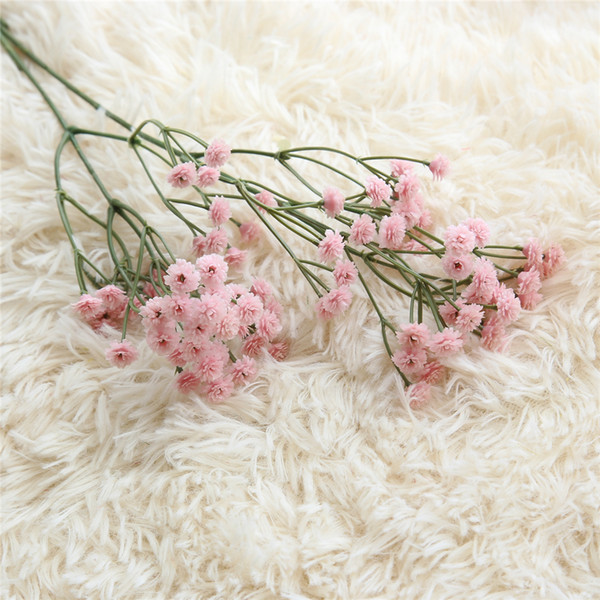 Artificial soft rubber Flowers Babysbreath decorative artificial Flower Wedding Decoration Home Party DIY Scrapbooking Craft Stamen Romantic