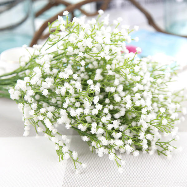 Hot Sale Artificial Babys'breath flower PE Fake Flowers wedding flower decoration Floral Wedding Bouquet Party home decorative