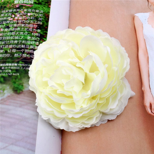 2018 high quality 10PCS Artificial Peony Silk Flowers Heads DIY Home Wedding Decoration Accessories Gift mw45236