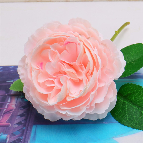 2019 New Western Artificial Peony Decorative Party Silk fake Flowers Peonies For Home Hotel decor DIY Wedding Decoration