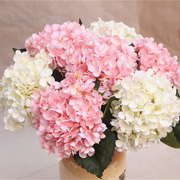 3 Pcs High simulation 11 fork silk floral hydrangea artificial flowers decoration for home wedding decoration fake flower Branch