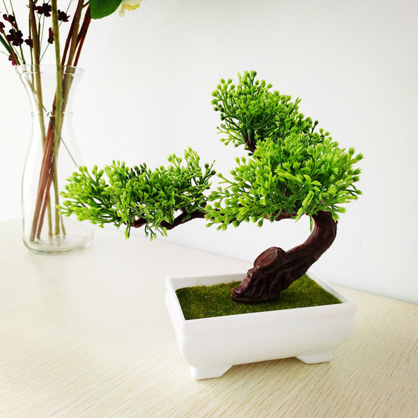 Artificial plants Creative simulation plants artificial flowers potted plants bonsai living room furnishings