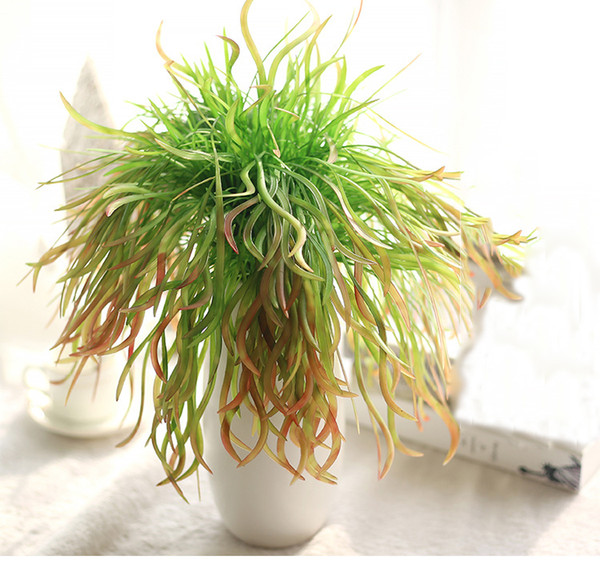 Wholesale Free Shiping Vivid Persian Animating Artificial Green grass Perilepta Dyeriana for Home Hotel Store or Garden Decoration Option