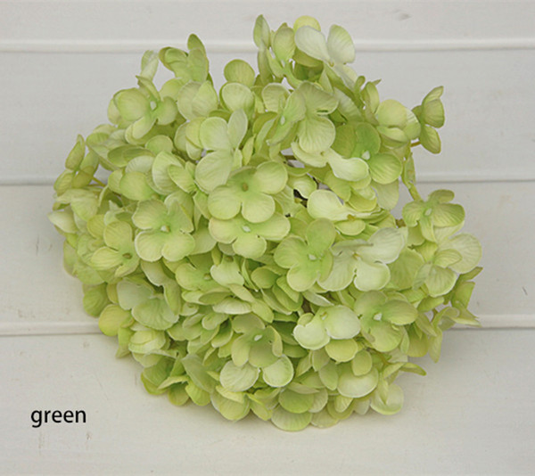 50PCS free shipping 19cm/7.5inch wholesale emulational silk big hydrangea flower head for home,garden,wedding,or wall ornament decoration