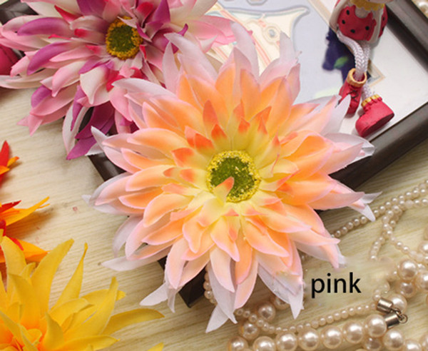 50PCS free shipping dia11cm/4.3inch wholesale emulational silk big coreopsis flower head for home,garden,wedding,or wall ornament decoration