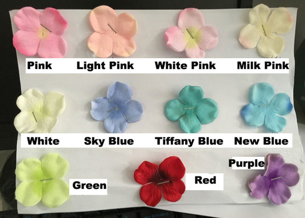 175PCS/BAG hydrangea petals 4.5cm artificial DIY silk wedding aisle flower Petals Jewelry Hair accessory home wedding decoration