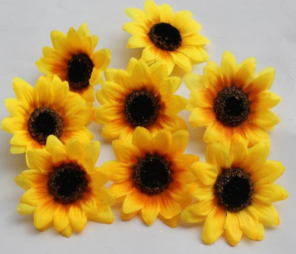 4colors Dia 7cm/2.75inch wholesale emulational heronsbill or sunflower head for wedding,home,garden,or headwear dress decoration ornament