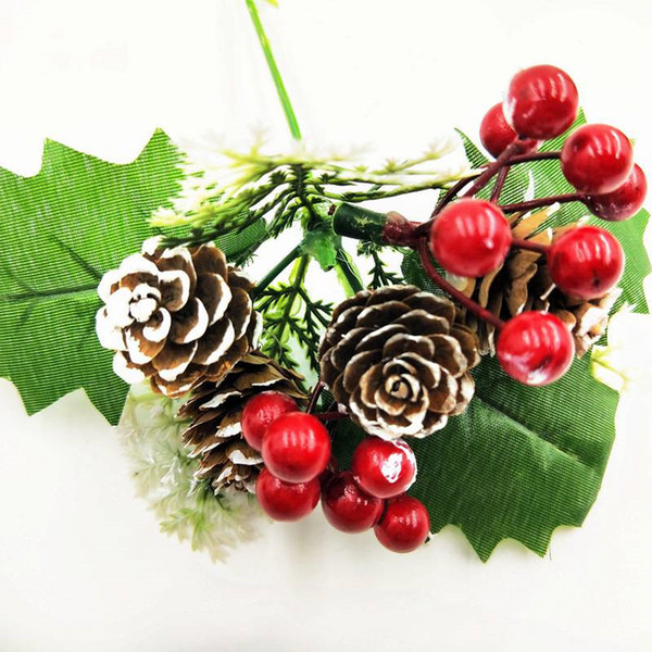 18cm Red Berry Branch Berries Christamas Party Decoration Wedding Fake Flower Bunch Decoration Home Decoration Birthday Party Decor