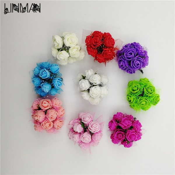 144pic 20mm Head Size Artificial Flowers Decorative Flower PE Rose Flower For Wedding Decoration Home Decoration Shop Decoration