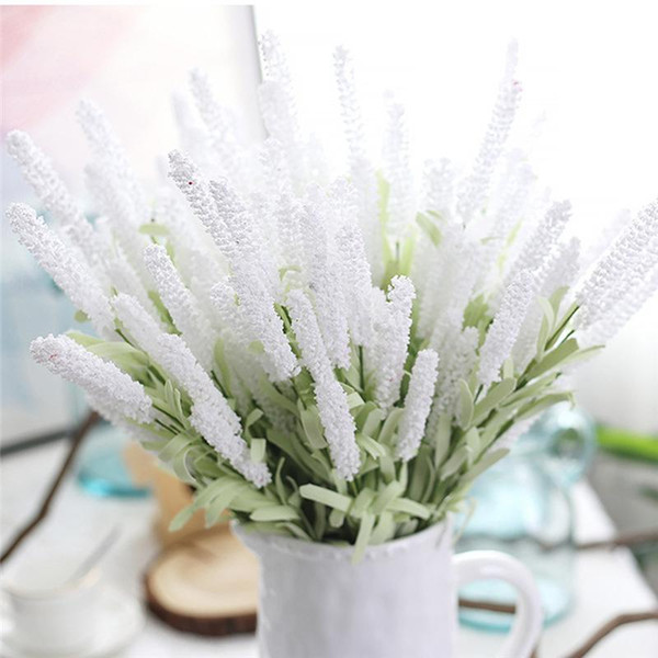 LIN MAN New Arrival Home Decoration 8 Branches Artificial Lavender Flower Artificial Flower For Wedding Party Home Festival Decoration