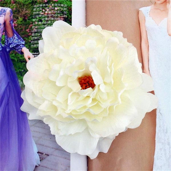 Artificial Flowers Peony Head for Wedding Decoration 13cm Netherlands Peony Flower Heads DIY Flower Wall Fake Silk Flowers Home Decor