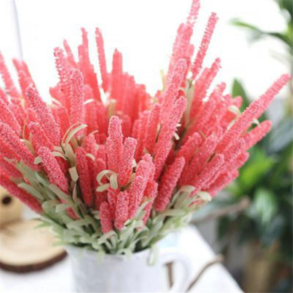 LIN MAN New Arrival Artificial Lavender flower Bouquet Colorfull foam flowers for wedding wreath Scrapbook decoration Home Decor