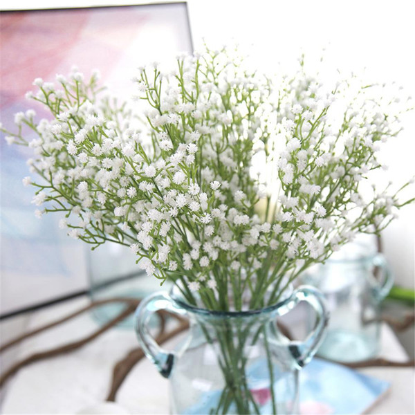 LIN MAN New Arrival Wedding Babysbreath Silk Artificial Flower Decoration Decorations Baby's Breath Fake Flowers Bouquet