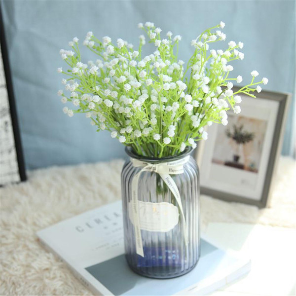 34.5cm 68cm PE babysbreath Artificial Flower Plastic Gypsophila flower artificial flower wedding decor Fake babysbreath