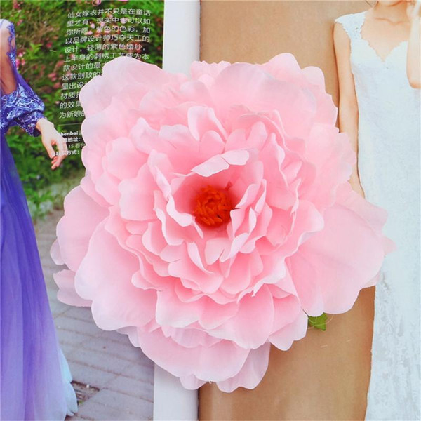 100Pcs Artificial Large Peony Flower heads for wedding decoration Wreath Scrapbooking DIY Craft Fake Flowers 10 colors optional