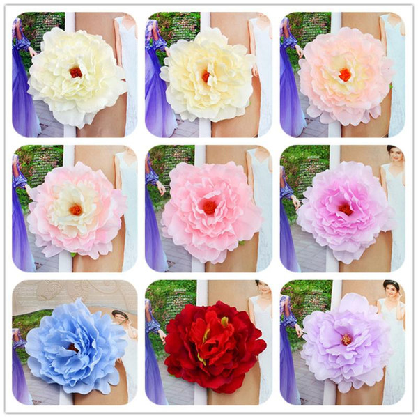 50pcs artificial decorative peony heads simulation DIY silk flower head for wedding home party decoration high quality flowers 13cm