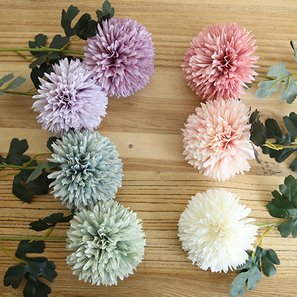 Beautiful Exquisite Artificial Dandelion Flower Home Garden Wedding Floral Decor Office decoration flowers Flowers for birthday celebrations