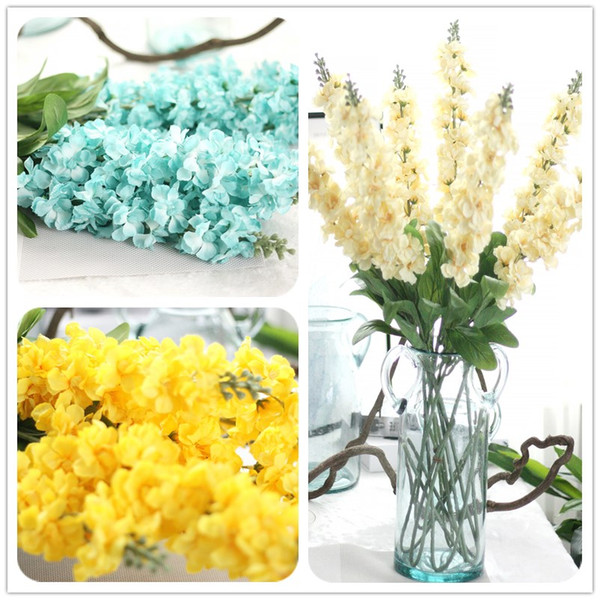 20 PCS Big Sale Silk Hyacinth Flower Artificial Flowers for Wedding Decorations Bouquet Home Decor Party Decoration