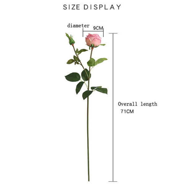 Bouquet Silk Rose European Style Artificial Flower High Quality Bouquet Fake Flowers Wedding Home Party Decoration