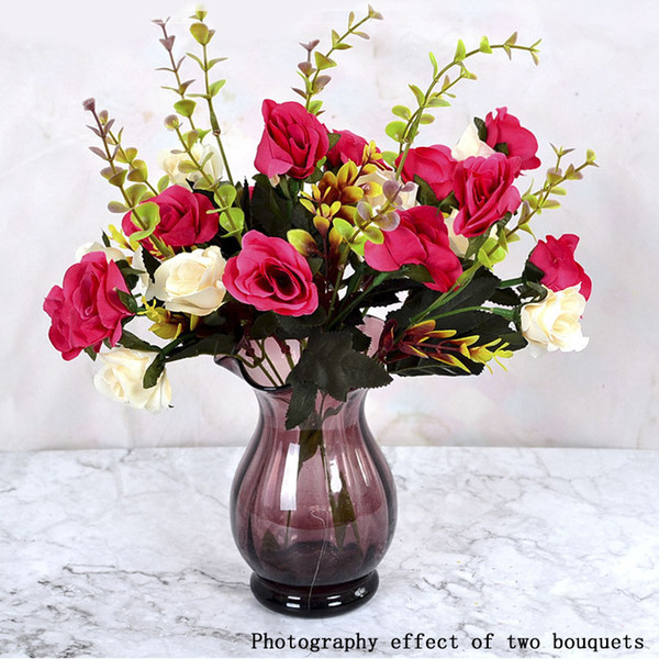 Artificial Flower, Europe And America Hot Sale Simulation Mini Decoration With Roses Craft Artificial Wed Flower Artificial