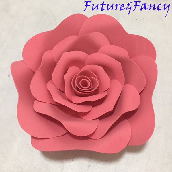 1 Piece 20CM Giant Paper Foam Flowers Showcase Wedding Backdrops Props Baby Room Decor flores artificiais para decora o